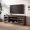 Stead TV Console - 58" W, Driftwood - Farmhouse TV Stand with Sliding Barn Doors & Adjustable Shelves - Sliding Barn Door Console & Customizable Entertainment Center Fits 32-65" Televisions